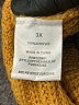 Pinque 100% Acrylic Yellow Cardigan Size 3X - photo 8