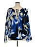 Thalia Sodi 100% Polyester Blue 3/4 Sleeve Blouse Size XXL - photo 2