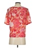 Traffic People 100% Polyester Orange Short Sleeve Blouse Size S - photo 2