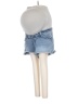 Blanqi Blue Denim Shorts Size 8 Maternity - photo 1