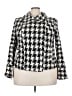 Lane Bryant Houndstooth Ivory Jacket Size 22 - photo 1