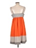 Gianni Bini Color Block Orange Casual Dress Size L - photo 2