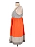 Gianni Bini Color Block Orange Casual Dress Size L - photo 5