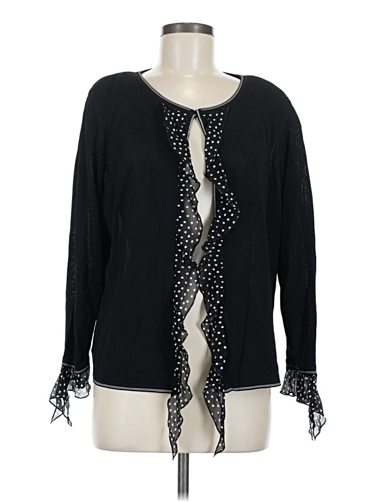 Pre-owned Escada Cardigan Sweater In Black