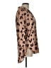 Witchery 100% Polyester Animal Print Brown Long Sleeve Blouse Size 10 - photo 4