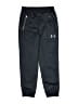 Under Armour 100% Polyester Black Track Pants Size 6 - photo 1