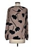 Ann Taylor LOFT 100% Polyester Brown Long Sleeve Blouse Size XS - photo 2