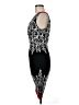 Nicole Miller Studio Graphic Black Cocktail Dress Size M - photo 5
