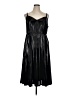 Torrid 100% Polyester Metallic Black Cocktail Dress Size 2X Plus (2) - photo 1