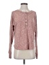 BKE Pink Long Sleeve Henley Size S - photo 1