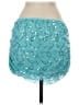 Shein 100% Polyester Teal Casual Skirt Size 4 - photo 2