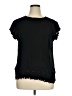 Ann Taylor LOFT 100% Polyester Black Short Sleeve Top Size XL - photo 1