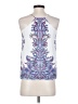 Ann Taylor LOFT 100% Polyester White Sleeveless Blouse Size XXS (petite) - photo 2