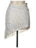 Trixxi Silver Casual Skirt Size L - photo 2