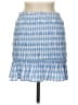 Storia 100% Polyester Checkered-gingham Blue Casual Skirt Size M - photo 2