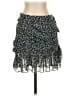 1.State 100% Polyester Floral Blue Casual Skirt Size 4 - photo 1