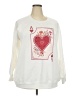 Torrid Hearts White Pullover Sweater Size 2X Plus (2) - photo 1