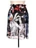 Ted Baker London 100% Polyester Graphic Black Casual Skirt Size Med - Lg - photo 2