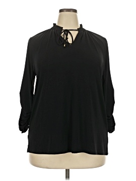 Always Indigo 3/4 Sleeve Blouse (view 1)