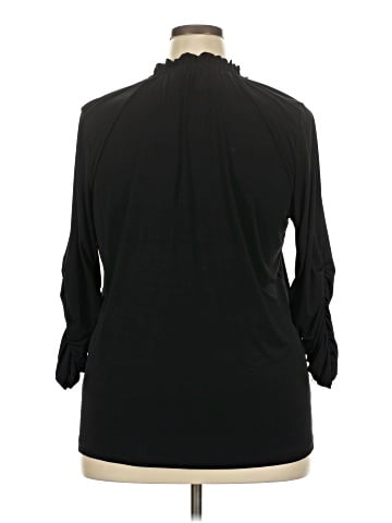 Always Indigo 3/4 Sleeve Blouse (view 2)