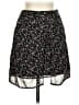 Blue Rain Floral Black Casual Skirt Size XS - photo 1