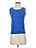 Talbots Outlet 100% Cotton Blue Sleeveless Top Size P (petite) - photo 1