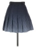 American Apparel 100% Polyester Checkered-gingham Blue Casual Skirt Size XS - photo 2