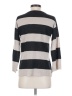 Eileen Fisher 100% Organic Linen Stripes Gray Pullover Sweater Size P (petite) - photo 2