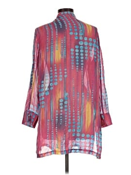 Marsh Landing Blues Long Sleeve Blouse (view 2)