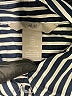 H&M Stripes Black Long Sleeve Button-Down Shirt Size L - photo 7