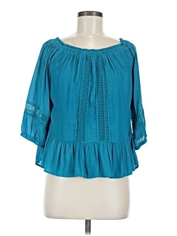 Harlowe & Graham 3/4 Sleeve Blouse (view 1)