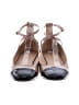 Stuart Weitzman 100% Leather Color Block Brown Flats Size 10 - photo 2