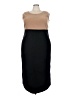 Jessica Howard Color Block Brown Casual Dress Size 20 - photo 1