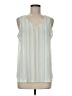 Nine West Ivory Sleeveless Blouse Size M - photo 1