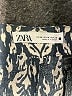 Zara 100% Baumwolle Print Blue Casual Pants Size M - photo 7