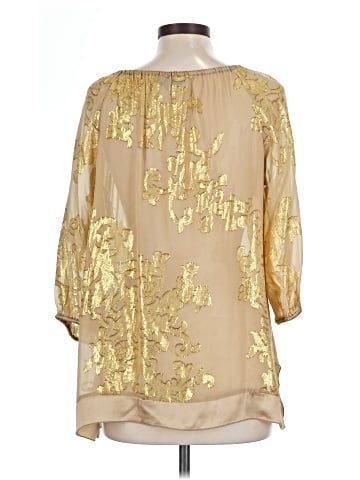 Hale Bob 3/4 Sleeve Silk Top (view 2)