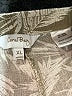 Coral Bay Print Ivory Linen Pants Size XL - photo 4
