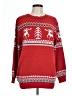 Meaneor 100% Polyester Red Pullover Sweater Size L - photo 1