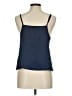 Topshop 100% Polyester Blue Sleeveless Blouse Size 8 - photo 2