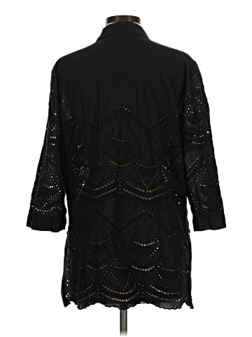 Chico's 3/4 Sleeve Button-Down Shirt (view 2)
