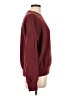 TAN + LINES 100% Cotton Burgundy Sweatshirt Size XS - photo 4