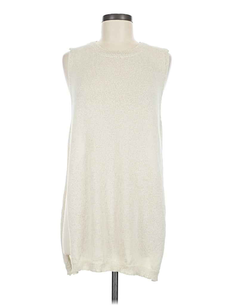 Pre-owned Assorted Brands Sweater Vest In Ivory
