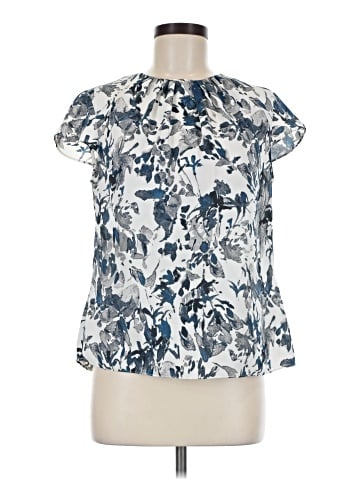 AK Anne Klein Short Sleeve Blouse (view 1)