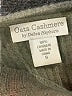 Oats 100% Cashmere Green Cashmere Pullover Sweater Size S - photo 7