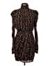 Aqua Paisley Brown Casual Dress Size S - photo 1
