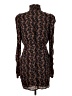 Aqua Paisley Brown Casual Dress Size S - photo 2