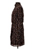 Aqua Paisley Brown Casual Dress Size S - photo 5