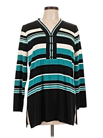 misook Long Sleeve Henley (view 1)