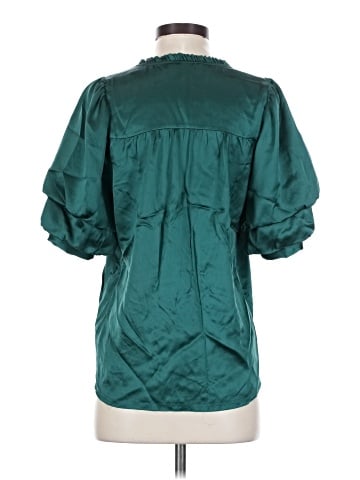 Go By Go Silk Short Sleeve Silk Top (view 2)