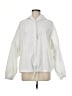 Athleta 100% Polyester Solid White Windbreaker Size M - photo 1